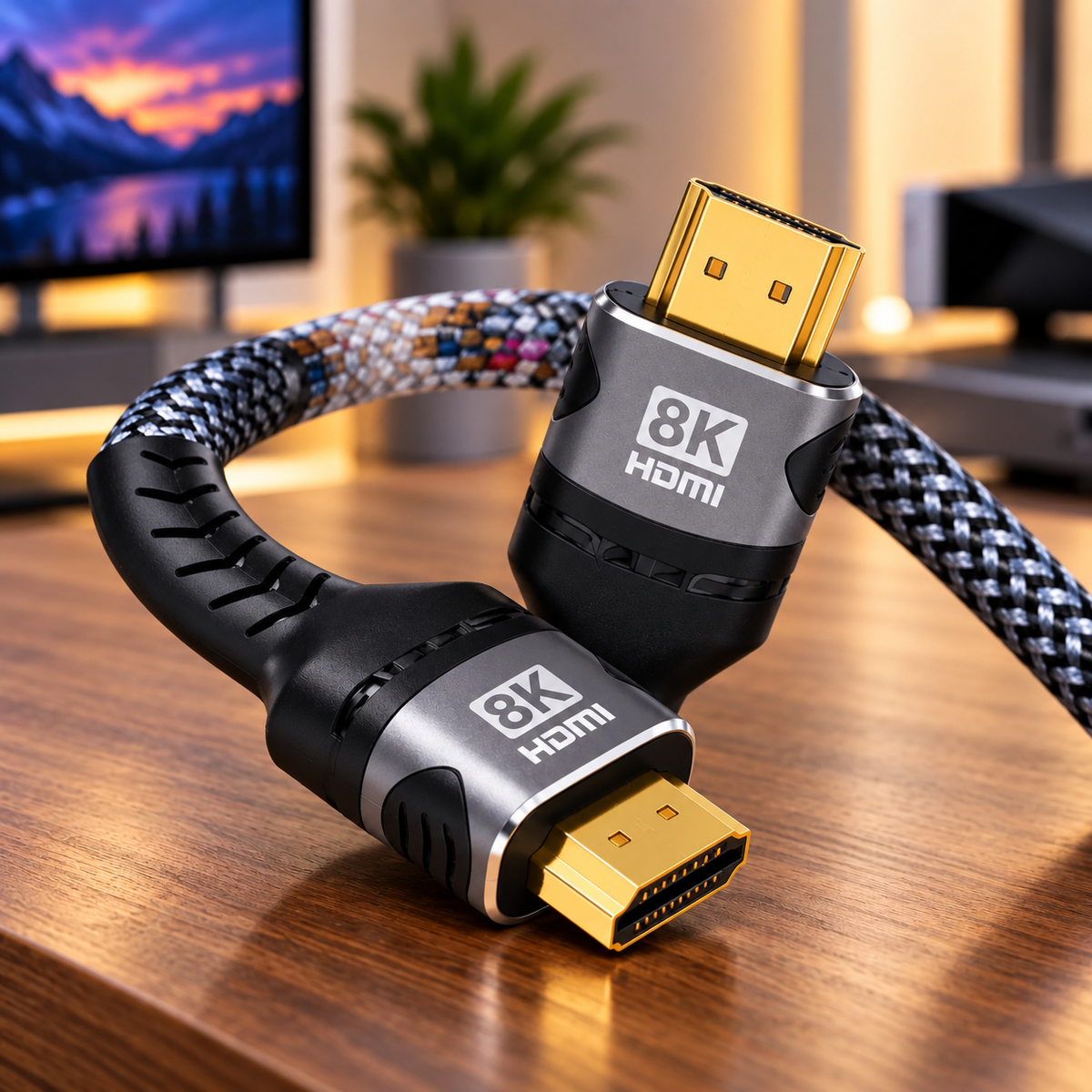 Câble HDMI 2.1 8K – 48 Gbit/s, 4K 120 Hz