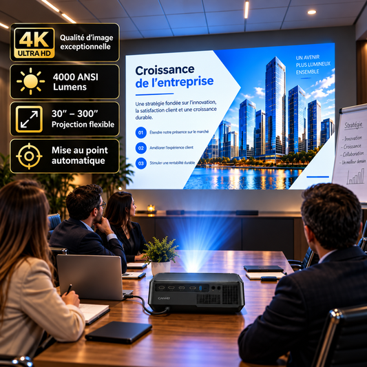 Vidéoprojecteur 4K Ultra HD – Google TV & Dolby Audio
